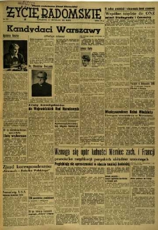 Życie Radomskie, 1954, nr 269