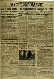 Życie Radomskie, 1954, nr 275