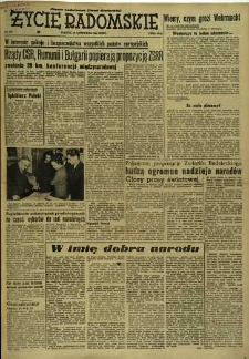 Życie Radomskie, 1954, nr 276