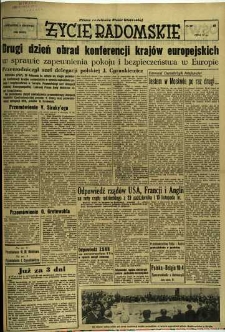 Życie Radomskie, 1954, nr 287