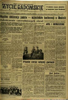 Życie Radomskie, 1954, nr 289