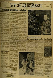 Życie Radomskie, 1954, nr 306