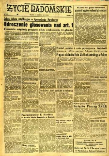 Życie Radomskie, 1954, nr 311