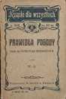 Prawidła pogody oparte na spostrzeżeniach meteorologicznych według prof. Michelsona i Ellemanna oraz instrukcji sieci meteorologicznej warszawskiej