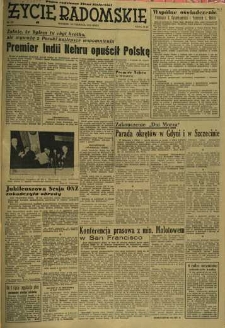 Życie Radomskie, 1955, nr 151