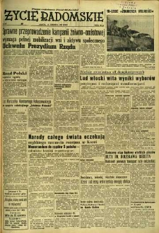 Życie Radomskie, 1953, nr 140