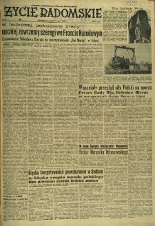 Życie Radomskie, 1953, nr 154
