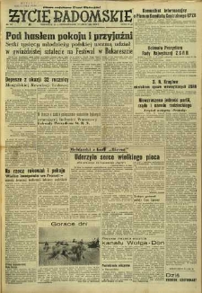 Życie Radomskie, 1953, nr 165