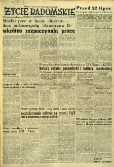 Życie Radomskie, 1953, nr 171