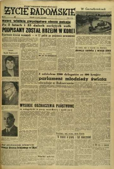 Życie Radomskie, 1953, nr 178