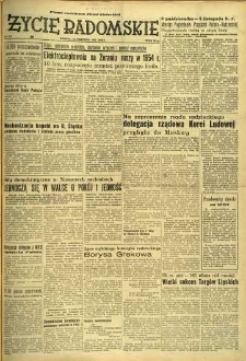 Życie Radomskie, 1953, nr 218