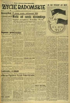 Życie Radomskie, 1953, nr 240