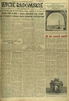 Życie Radomskie, 1953, nr 266