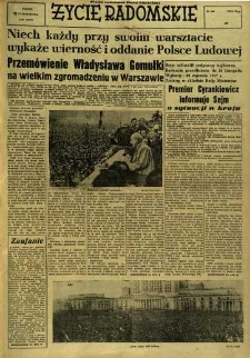 Życie Radomskie, 1956, nr 256
