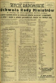 Życie Radomskie, 1953, nr 273