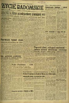 Życie Radomskie, 1953, nr 298