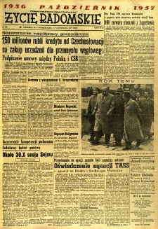 Życie Radomskie, 1957, nr 248