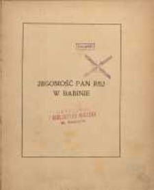 Jegomość Pan Rej w Babinie