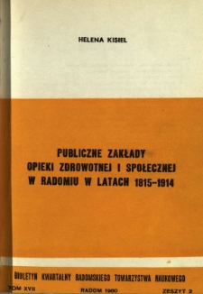 Biuletyn Kwartalny Radomskiego Towarzystwa Naukowego, 1980, T. 17, z. 2