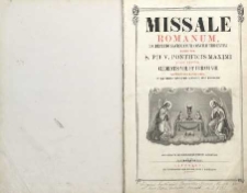 Missale romanum ex decreto sacrosancti Concilii Tridentini restitutum…