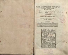 [Dionysii in Libro Iosue]