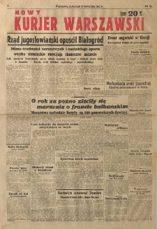 Nowy Kurjer Warszawski, 1941, nr 84