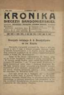 Kronika Diecezji Sandomierskiej, 1920, R. 13, nr 6
