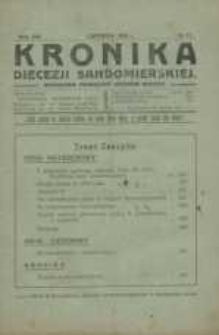 Kronika Diecezji Sandomierskiej, 1920, R. 13, nr 11