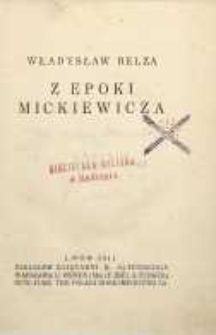 Z epoki Mickiewicza