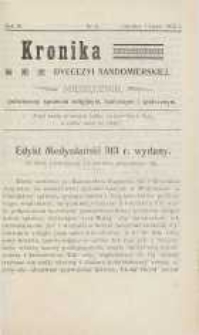 Kronika Diecezji Sandomierskiej, 1913, R. 6, nr 6
