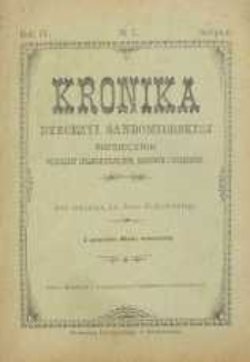 Kronika Diecezji Sandomierskiej, 1911, R. 4, nr 7