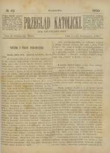 Przegląd Katolicki, 1890, R. 28, nr 43