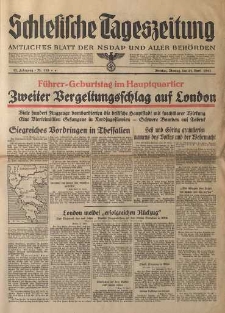 Schlesische Tageszeitung : Amtliches Blatt der NSDAP und aller behörden, 1941, R. 12, nr 110