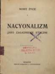 Nacyonalizm jako zagadnienie etyczne