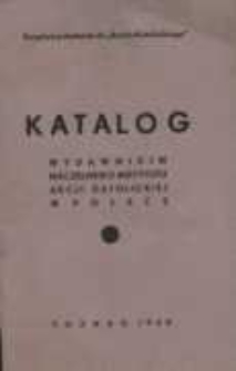 Katalog wydawnictw Naczelnego Instytutu Akcji Katolckiej w Polsce, 1938