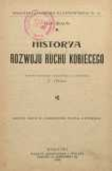 Historya rozwoju ruchu kobiecego