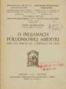 O Indjanach Południowej Ameryki (Sur les Indiens de L&rsquo;am&egrave;rique du sud)