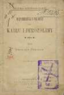 Wspomnienia z podróży do Kairu i Jerozolimy w roku 1861