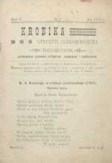 Kronika Diecezji Sandomierskiej, 1912, R. 5, nr 5