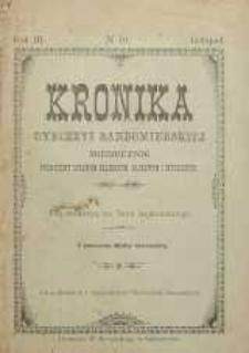 Kronika Diecezji Sandomierskiej, 1910, R. 3, nr 10