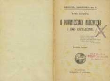 O powinnościach nauczyciela i jego kształceniu