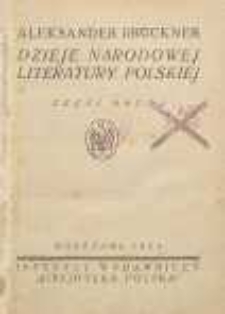 Dzieje narodowej literatury polskiej Cz. 2