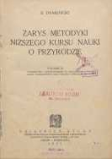 Zarys metodyki niższego kursu nauki o przyrodzie