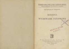 Rodzina a wychowanie państwowe