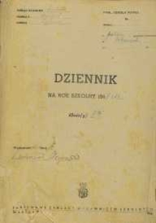Dziennik na rok szkolny 1947/48 : klasa IV
