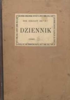 Dziennik na rok szkolny 1933/34 : klasa VI