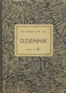 Dziennik na rok szkolny 1936/37 : klasa II