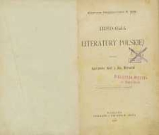 Historja literatury polskiej