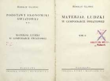 Materjał ludzki w gospodarce światowej T. 2