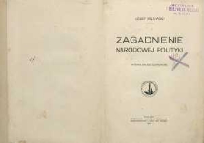 Zagadnienie narodowości polityki